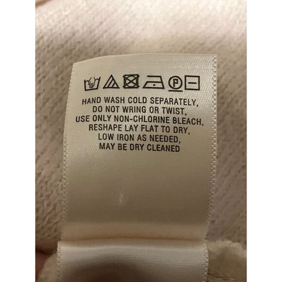 Knitted and Knotted Wool Cardigan S Cable Knit Fisherman Neutral 100% Wool - Picture 10 of 11